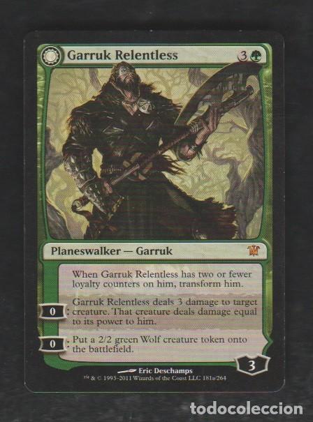 Barajas de cartas: MAGIC THE GATHERING : GARRUK IMPLACABLE ( PLANESWALKER ) - Foto 1