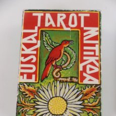 Baralhos de cartas: BARAJA CARTAS EUSKAL TAROT MITIKOA AÑO 1982 HERACLIO FOURNIER. Lote 358922990