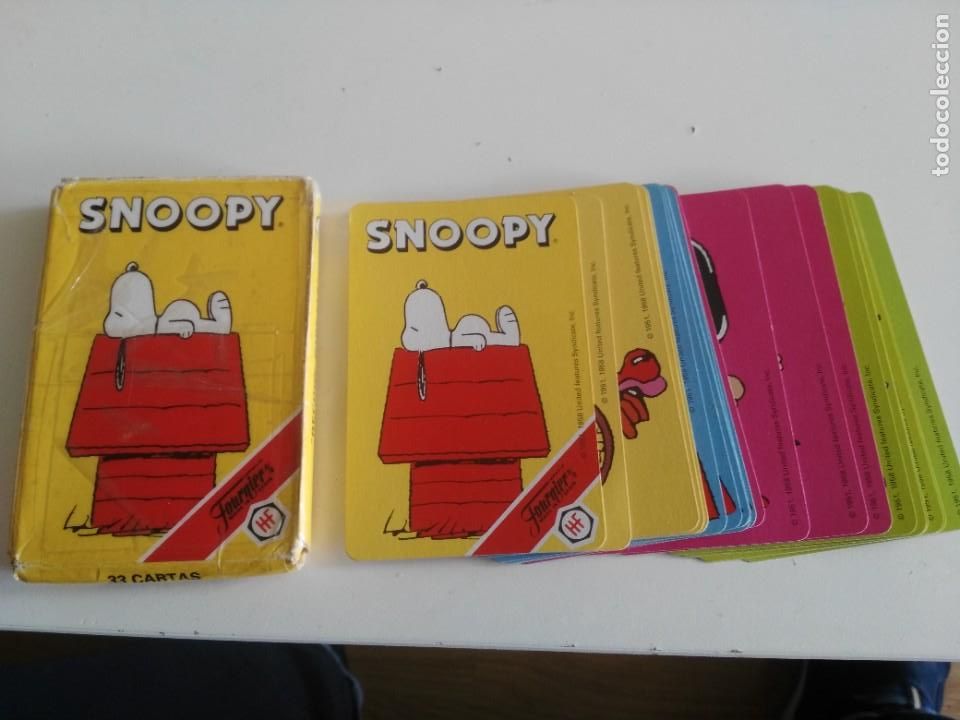 Barajas de cartas: SNOOPY - BARAJA INCOMPLETA - Foto 1