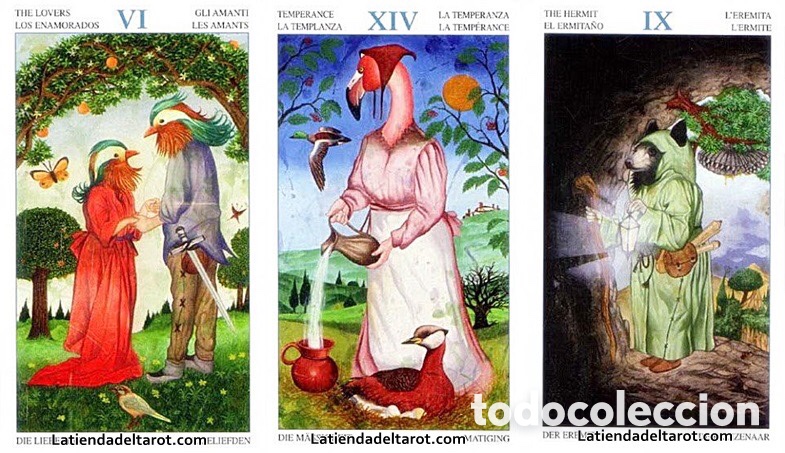 Barajas de cartas: TAROT DE LOS SE&Ntilde;ORES ANIMALES - Foto 2