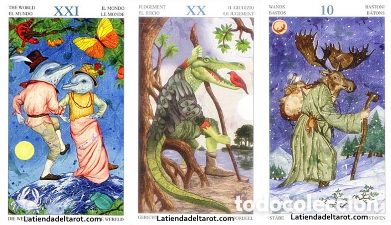 Barajas de cartas: TAROT DE LOS SE&Ntilde;ORES ANIMALES - Foto 3