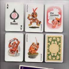 Jeux de cartes: BARAJA POKER, RUMMY, BRIDGE. NAIPES THE MONKEY, INDUSTRIA URUGUAYA, CASABO S.A. MONTEVIDEO. Lote 362653305