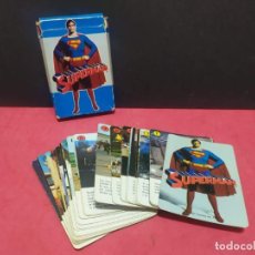Barajas de cartas: ANTIGUA BARAJA DE CARTAS SERIE SUPERMAN FOURNIER VICTORIA COMPLETA. Lote 363082670