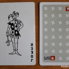 Barajas de cartas: BARAJA PLAYING CARD JOKER #94 PUBLICIDAD BANK BPI. Lote 363285875