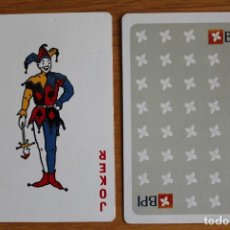 Barajas de cartas: BARAJA PLAYING CARD JOKER #95 PUBLICIDAD BANK BPI PORTUGAL. Lote 363286110