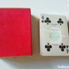 Jeux de cartes: BARAJA POKER FOURNIER PUBLICIDAD TABLERO PLÁSTICO FORMICA. PRECINTADA. 1960. Lote 364623546