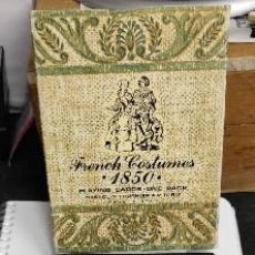 Barajas de cartas: FRENCH COSTUMES 1850 PLAYING CARDS ONE PACK BARAJACARTAS-448. Lote 366291256