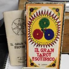 Barajas de cartas: EL GRAN TAROT ESOTÉRICO (78 CARTAS) BARAJACARTAS-449. Lote 366292051