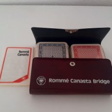 Barajas de cartas: VENDO 2 SET DE 55 CARTAS(110 CARTAS EN TOTAL) DE BRIDGE POR MAZO ,ASS ROMME' CANASTA BRIDGE