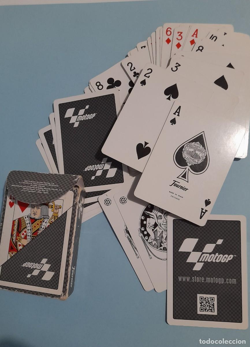Barajas de cartas: Baraja de P&oacute;ker Fournier. 55 Naipes. Motogp.