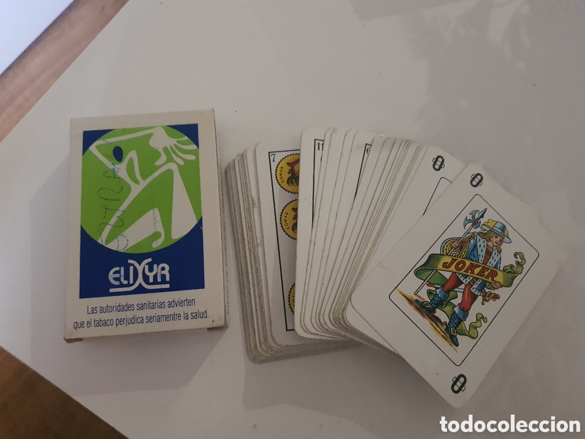 Barajas de cartas: Baraja cosmo publicidad elixir - Foto 2