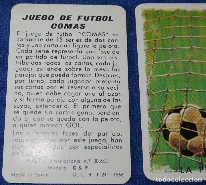 Barajas de cartas: Futbol - Comas (1966) - Foto 2