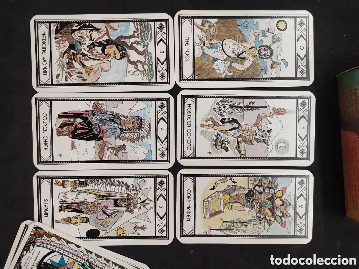 Barajas de cartas: Tarot coleccion. Native American Tarot Deck. 1982 - Foto 2