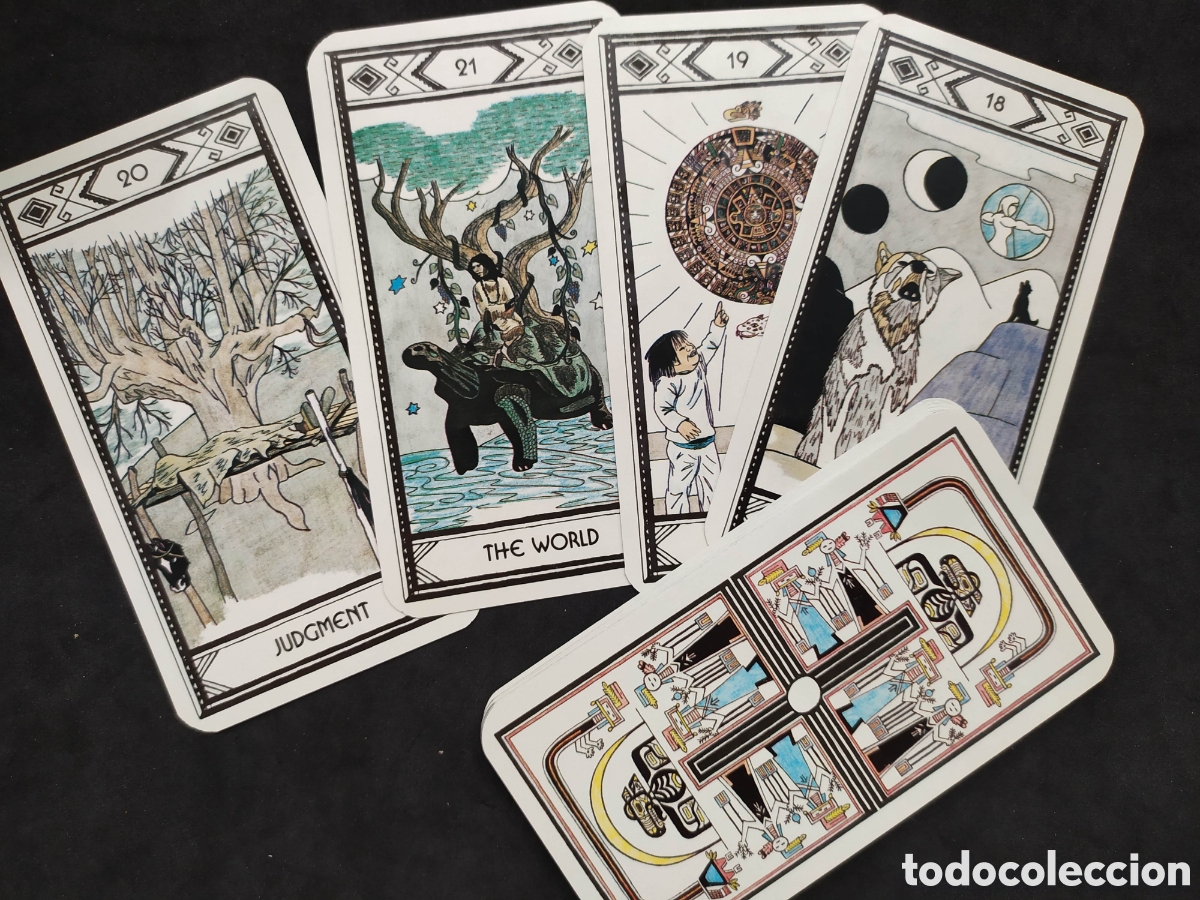 Barajas de cartas: Tarot coleccion. Native American Tarot Deck. 1982 - Foto 3