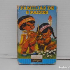 Barajas de cartas: BARAJA DE CARTAS, FAMILIAS DE 8 PAISES, COMPLETA, FOURNIER VITORIA, SPAIN