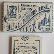 Mazzi di carte: ANTIGUA BARAJA DE CARTAS - HIJA DE B. FOURNIER S.L. BURGOS - FABRICA DE NAIPES