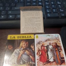 Baralhos de cartas: BARAJA CARTAS FOURNIER LA BIBLIA NUEVO TESTAMENTO COMPLETA MUY BIEN CONSERVADO. Lote 378569684