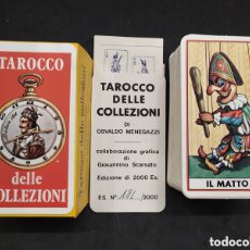Barajas de cartas: TAROT DE COLECCIÓN. TAROCCO DELLE COLLEZIONI . OSVALDO MENEGAZZI. 1979