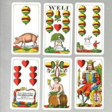 Barajas de cartas: ANTIGUA BARAJA, PIATNIK SALZBURGER, 36 BLAT N.º 1832