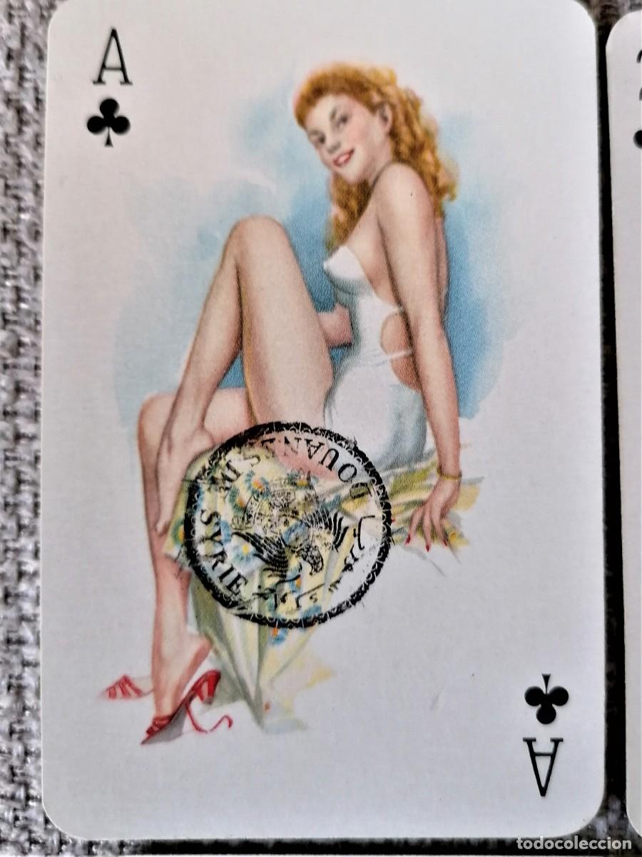 rarisima baraja de cartas poker años 40 erotica Foto