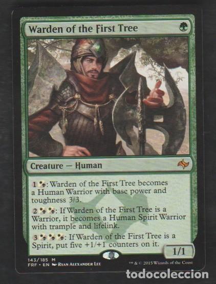 Barajas de cartas: MAGIC THE GATHERING : PROTECTOR DEL PRIMER ARBOL ( HUMANO ) - Foto 1