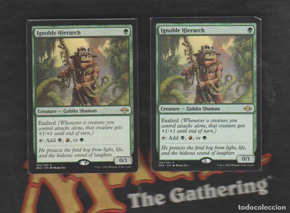 Barajas de cartas: MAGIC THE GATHERING : PAREJA , JERARCA INNOBLE ( GOBLIN ) - Foto 1