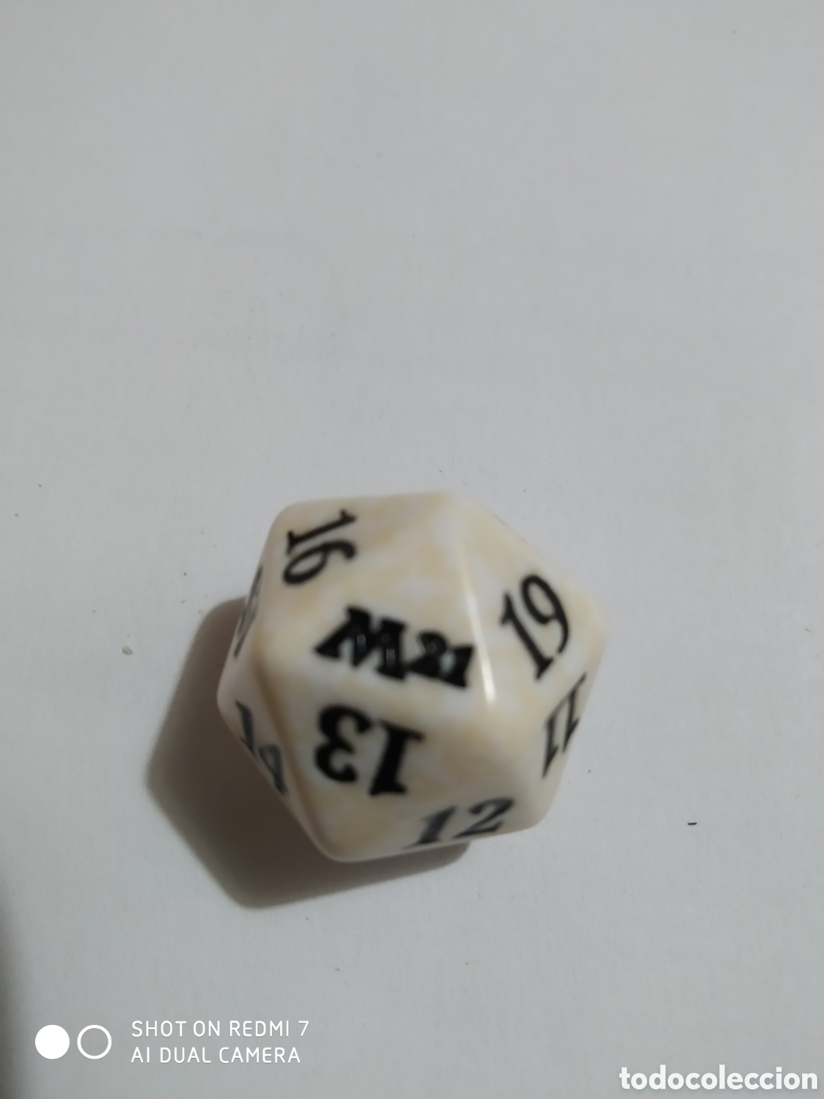 Barajas de cartas: Core 2021: D20 Die (White) DADO - Foto 1