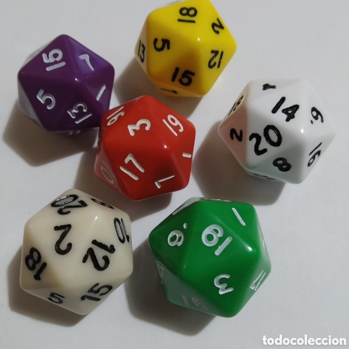 Barajas de cartas: Generic D20 Die 6 DADOS - Foto 1
