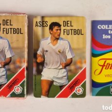 Mazzi di carte: BARAJA FOURNIER ASES DEL FÚTBOL 1986 - BUTRAGUEÑO BUITRE REAL MADRID BARCELONA... COMPLETA CATÁLOGO