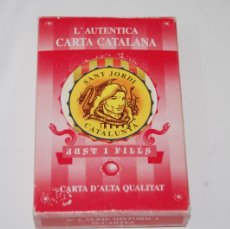 Barajas de cartas: BARAJA ESPAÑOLA- LA AUTENTICA CARTA CATALANA - 50 CARTAS - CON CAJA - EN CATALAN.. Lote 396807939