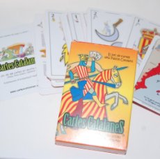Barajas de cartas: BARAJA ESPAÑOLA - CARTES CATALANES - 48 CARTAS + 7 CARTAS EXPLICATIVAS - NUEVAS. Lote 396815509