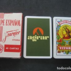 Barajas de cartas: BARAJA ESPAÑOLA FOURNIER. AGRAR, SEMILLAS FERTILIZANTES