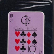 Barajas de cartas: BARAJA DE POKER DE NAIPES COMAS Nº 17 CON PUBLICIDAD DE CASINO DE IBIZA (COMPLETA Y NUEVA). Lote 400084169