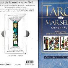 Barajas de cartas: LIBRO DE 150 PAGINAS DEL TAROT DE MARSELLA Y 21 CARTAS DEL TAROT SUPERFACIL