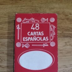 Barajas de cartas: BARAJA MONTPER, 48 CARTAS ESPAÑOLAS, PUBLICIDAD MANZAPOL