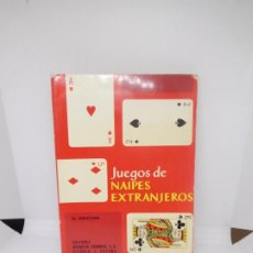Barajas de cartas: LIBRO SOBRE JUEGOS DE NAIPES EXTRANJEROS FOURNIER. Lote 403376329