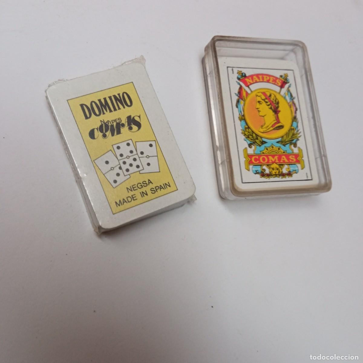 Barajas de cartas: Mini domino y mini baraja Naipes Comas - Foto 1