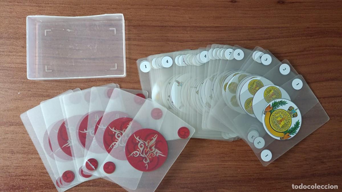 Barajas de cartas: Baraja Espa&ntilde;ola transparente de pl&aacute;stico - Foto 1