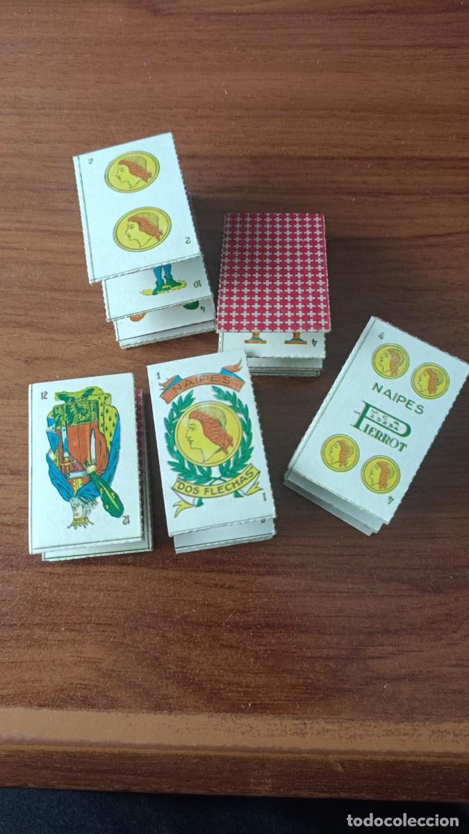 Barajas de cartas: Mini baraja espa&ntilde;ola sin usar - Foto 2