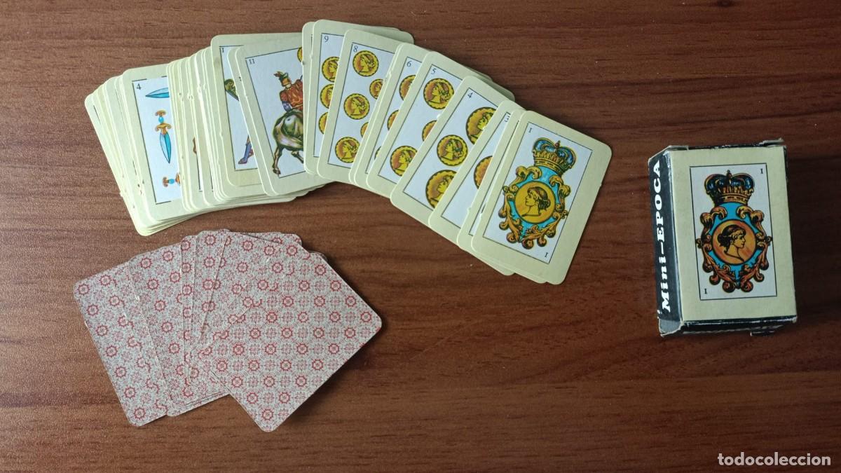 Barajas de cartas: Mini baraja de &eacute;poca espa&ntilde;ola excominsa - Foto 1