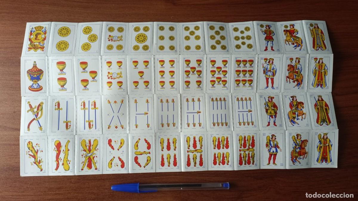 Barajas de cartas: Mini baraja espa&ntilde;ola sin usar - Foto 1