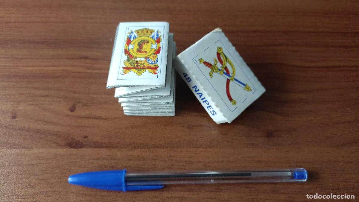 Barajas de cartas: Mini baraja espa&ntilde;ola sin usar - Foto 2