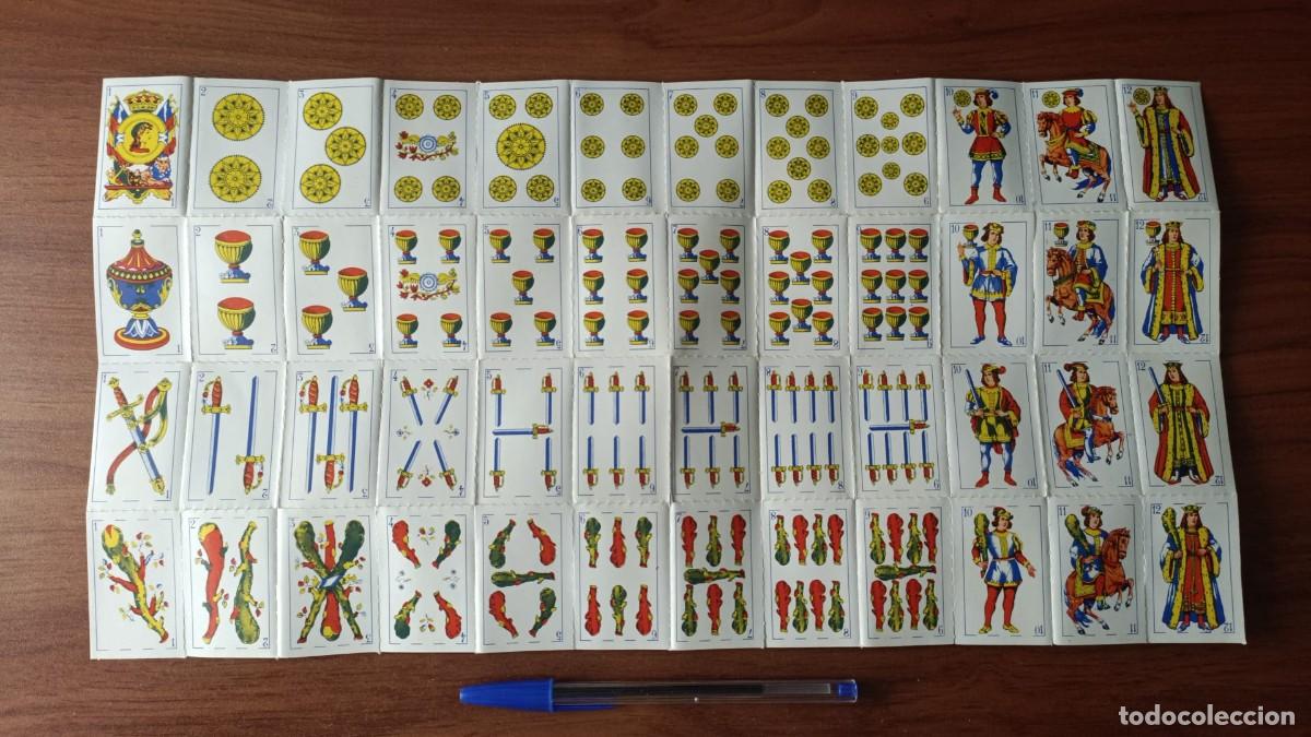 Barajas de cartas: Mini baraja espa&ntilde;ola sin usar - Foto 1