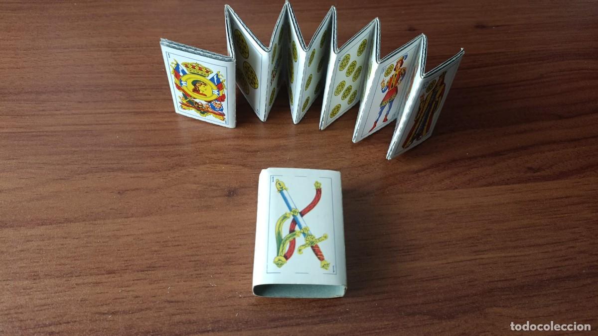 Barajas de cartas: Mini baraja espa&ntilde;ola sin usar - Foto 2