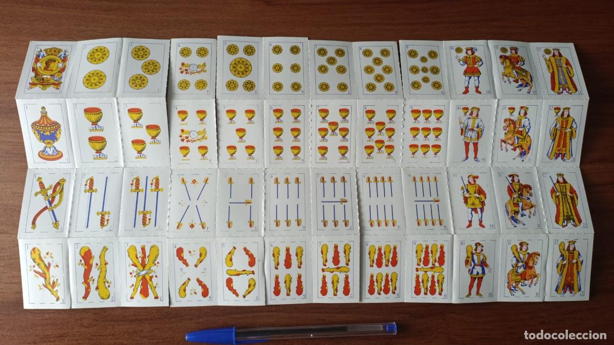 Barajas de cartas: Mini baraja espa&ntilde;ola sin usar - Foto 1