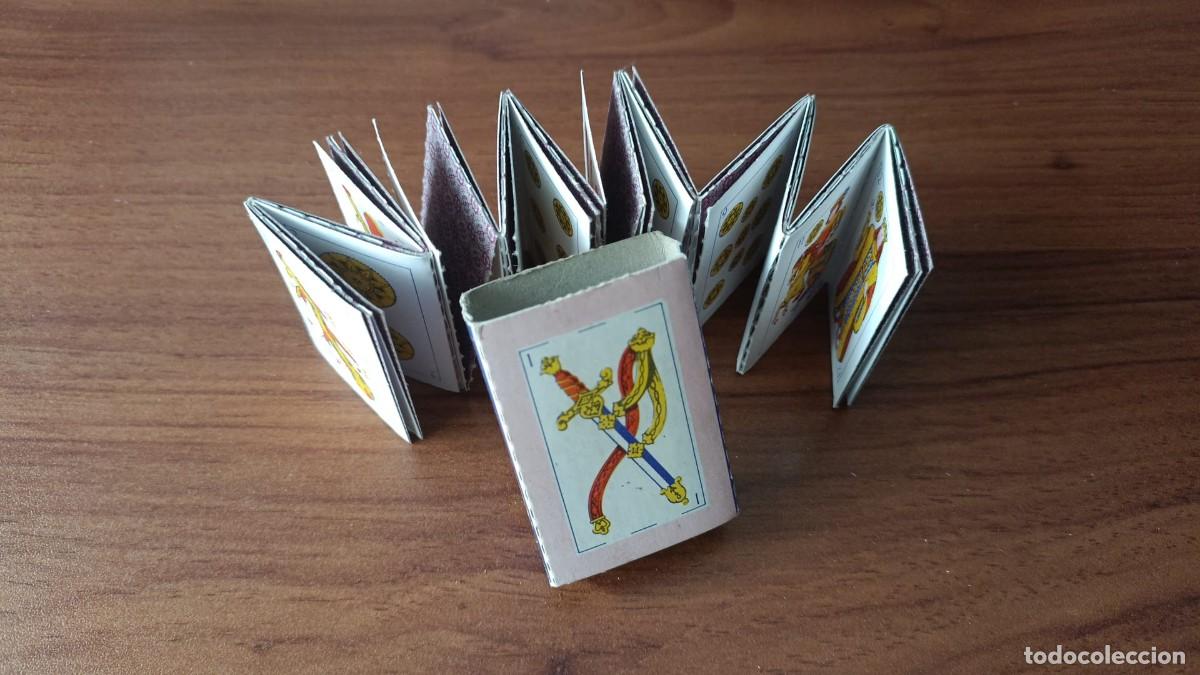 Barajas de cartas: Mini baraja espa&ntilde;ola sin usar - Foto 2