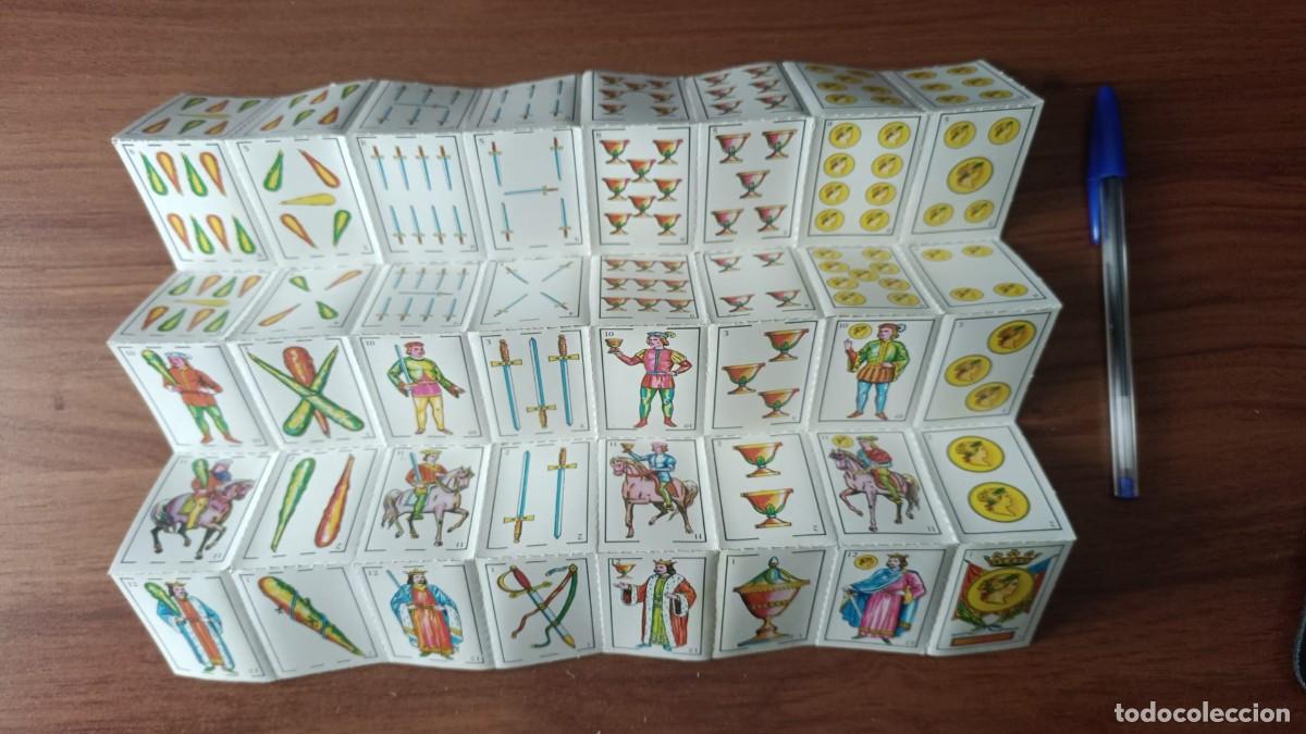 Barajas de cartas: Mini baraja espa&ntilde;ola sin usar - Foto 2
