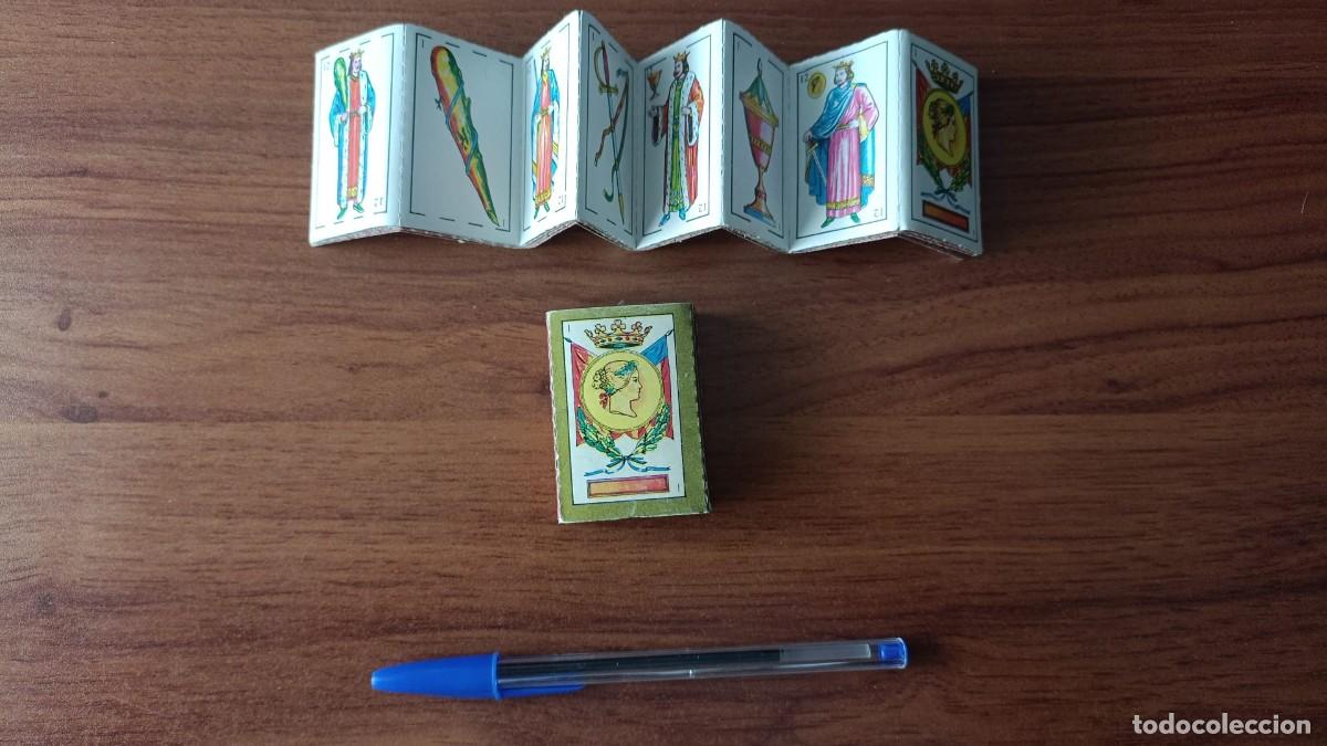 Barajas de cartas: Mini baraja espa&ntilde;ola sin usar - Foto 2