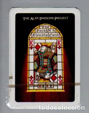 Playing Cards: RESERVADA -BARAJA DE POKER, THE ALAN PARSONS PROJECT. NAIPES COMAS 1981, CON MARQUILLA. T. G. SOLER.