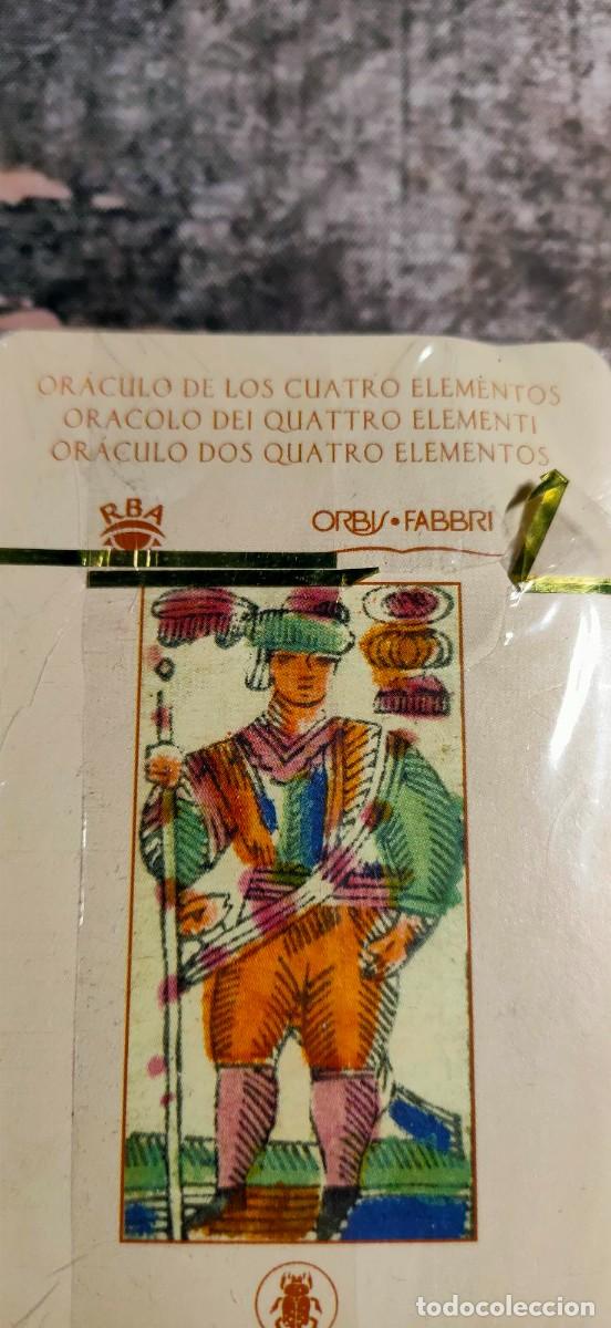 Barajas de cartas: Baraja de naipes, Or&aacute;culo de los Cuatro Elementos, precintada - Foto 2